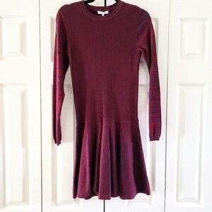 Ganni Harrison Cabernet Eclipse Sweater Dress Size Medium RARE DESIGN